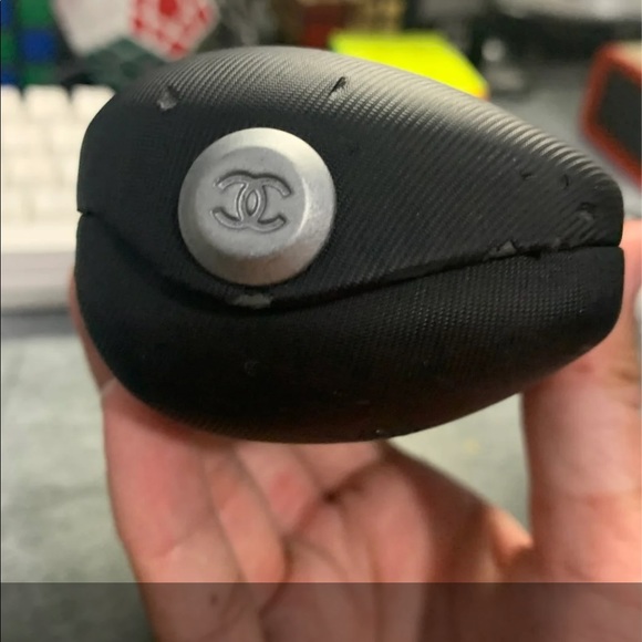 Chanel vintage tinted rimless sunglasses red - Picture 6 of 6